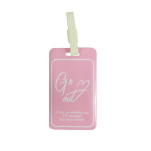 Travel Go Out Pink travel tag scaled 1