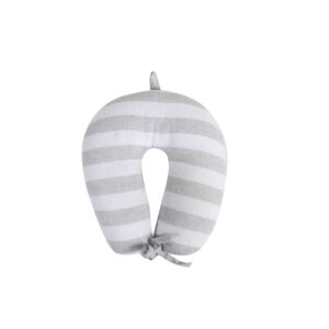 Travel divider grey striped Neck pillow
