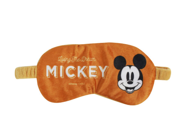 Travel orange Mickey Mouse Eyemask scaled 1