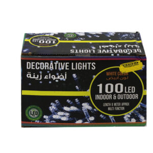 Decorative lights white 100 LED