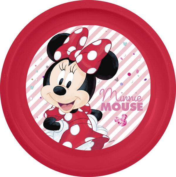 Minnie-mouse-plate-with-red-border