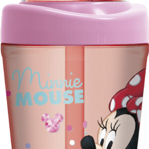 Minnie-mouse-spiral-straw-water bottle