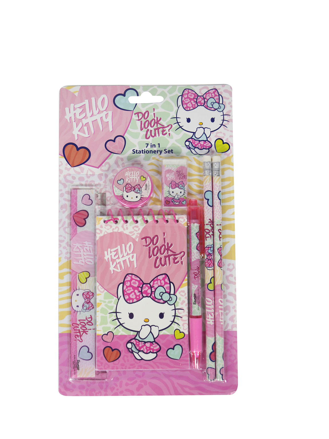 Hello Kitty Do I Look Cute Stationery Set - Daiso Japan Middle East