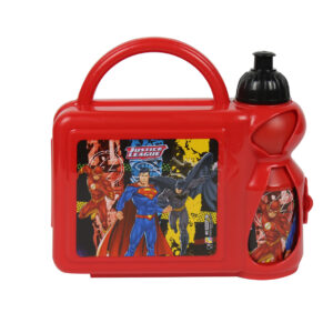 Justice-league-red-set-lunch-box-with-waterbottle