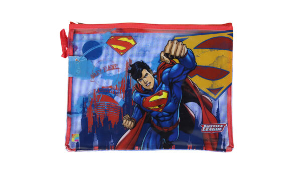 Justice-League-superman-zip-bag-paper-folder