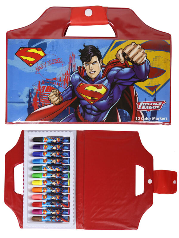 Justice-league-superman-12-color-marker-set