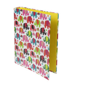 Colorful-elephants-mini-folder