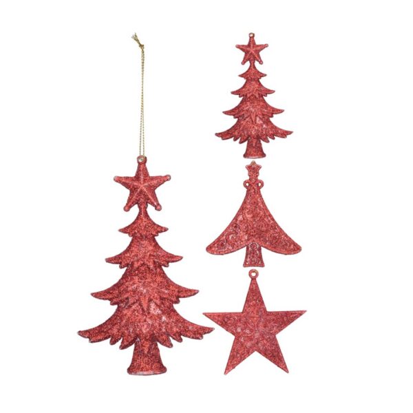 christmas-tree-and-star shape-dangler