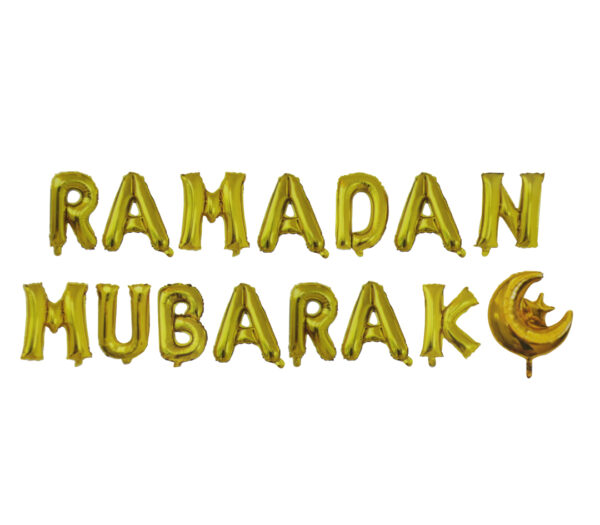 Daiso-Ramadan-Decoration-Ramadan-Kareem-golden-balloons