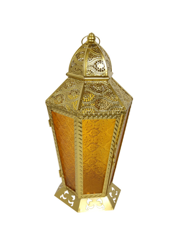 Ramadan-Lanterns-Arabesque-orange-glass