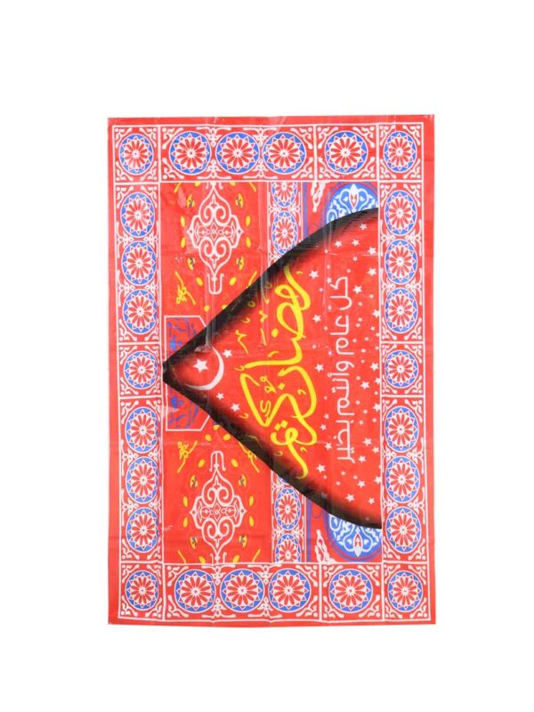 Daiso-Red-Ramadan-plastic-table-cloth