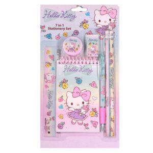 Hello Kitty 7 in 1 Stationary Set