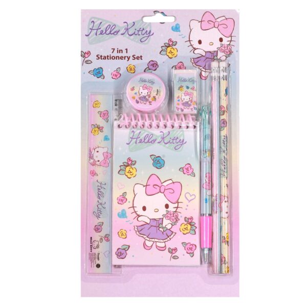 Hello Kitty 7 in 1 Stationary Set
