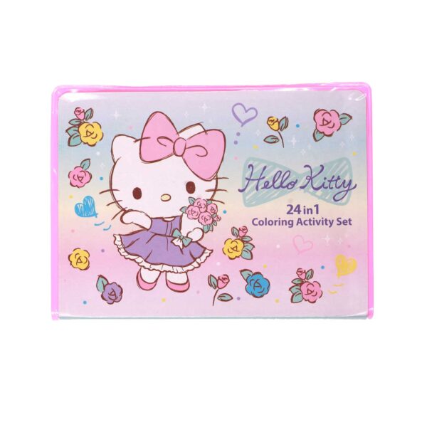 Hello Kitty 24 in 1 coloring activity set