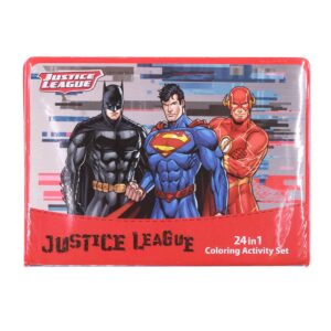 Justice League 24 in 1 Coloring Activity Set