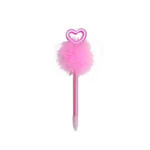Pink-feathery-heart-pen