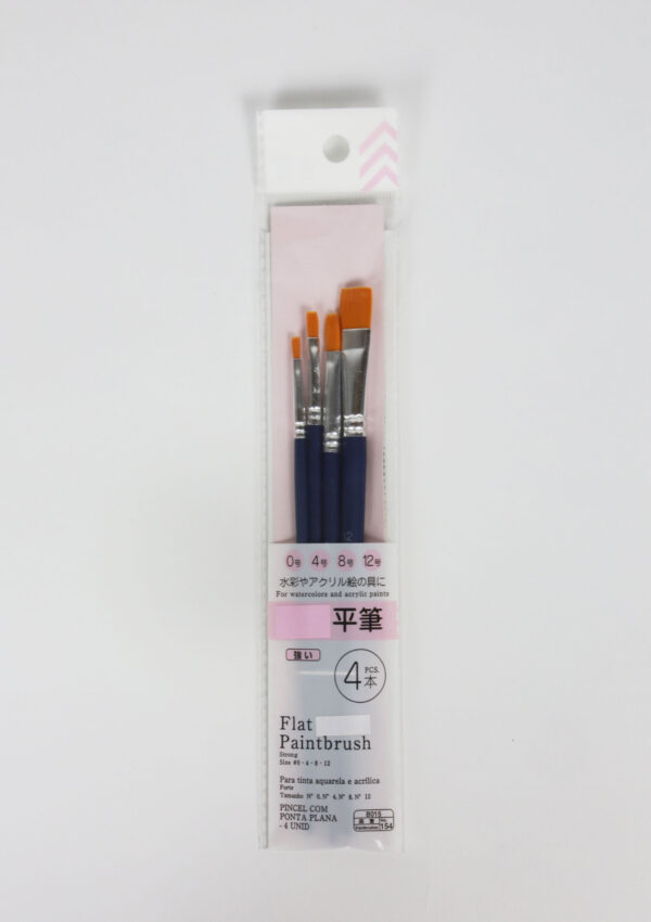 Flat-Painting-Brushes-For-Watercolors-And-Acrylic Paints