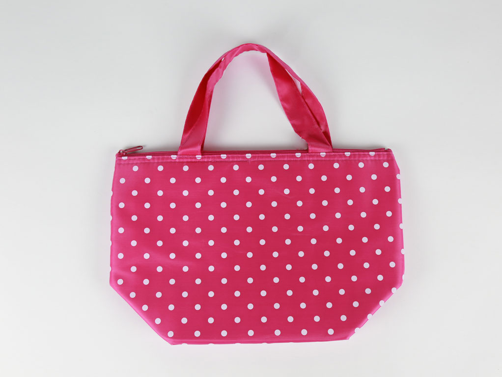 Pink Dot Warmer Cooler Lunch Bag - Daiso Japan Middle East