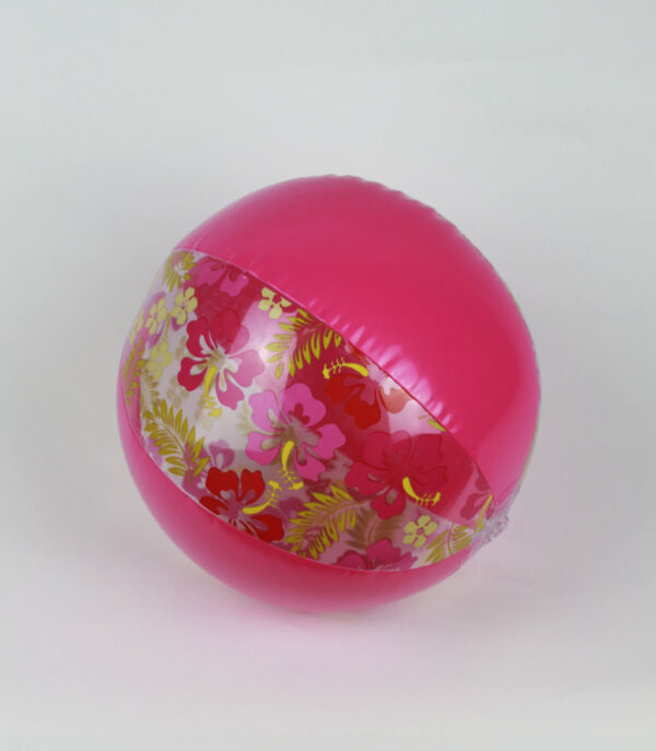pink-floral-beach-ball
