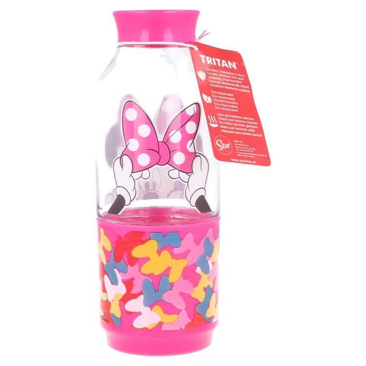 Minnie Mouse - Glitter - Children's Tumbler, Kid's Water Bottle, Water