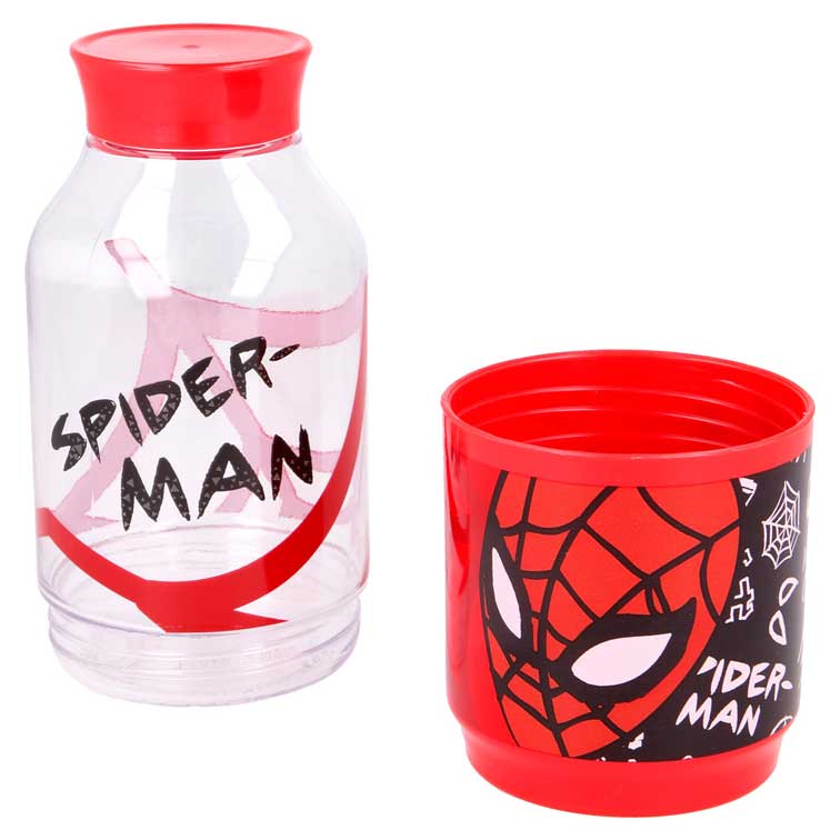 Spiderman Tumbler With Spiral Straw - Daiso Japan Middle East