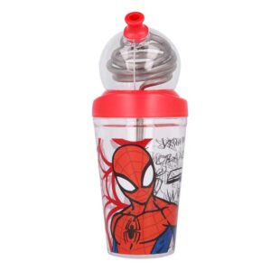 spiderman-tumbler-with-spiral-straw