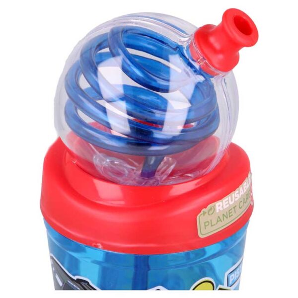 lightning-mcqueen-spiral-straw-water-bottle