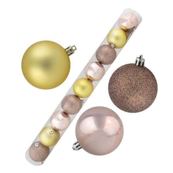 Bauble-Mix-Rose-Gold-and-Golden-9-pieces