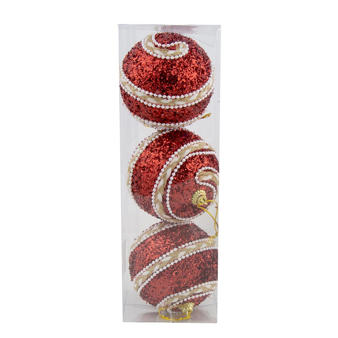 Red-and-pearl-decorative-baubles