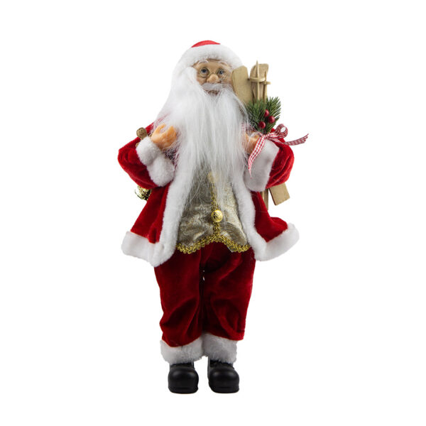 Santa-Claus-Figurine-with-Sledge
